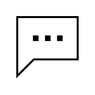 Icon einer Sprechblase als Symbol für den Benefit Mitsprache bei der Einsatzplanung für den Zeitarbeitseinsatz bei TREND-JOB